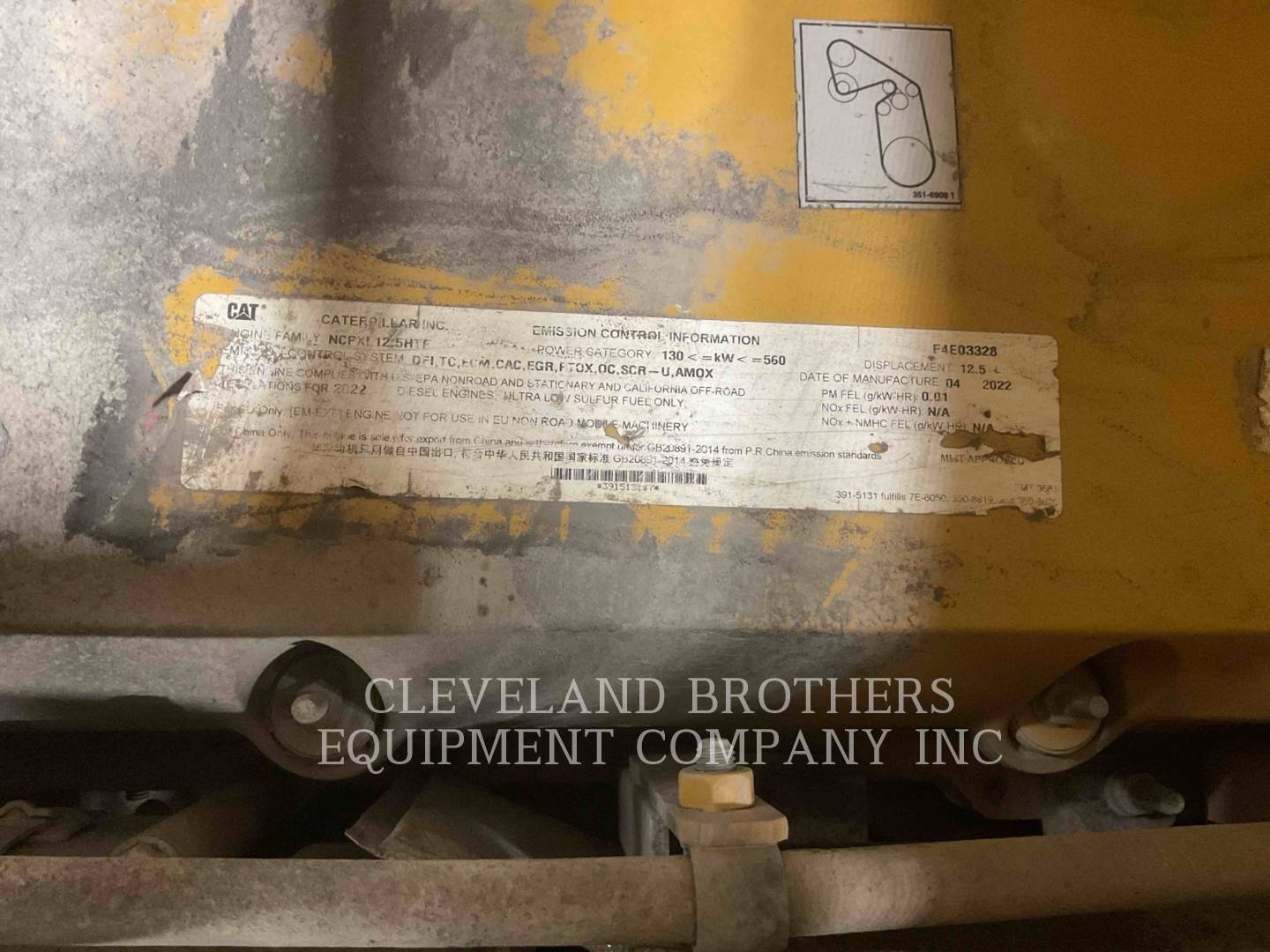 Caterpillar 349, Crawler Excavator, 4147 hours, S/N: RYG20787, 2022 - Image 8
