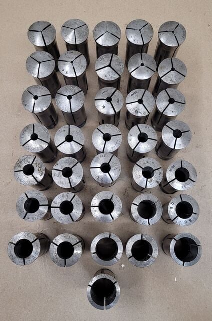 5" C Collets, various sizes, (36 available) - Image 2