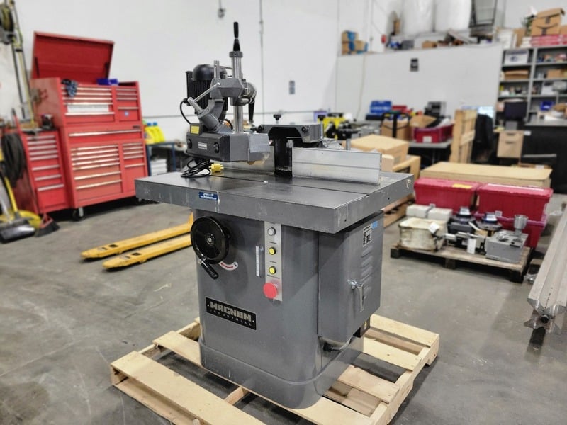 Magnum #MI-41200, Heavy-Duty Spindle Shaper, 1-1/4" spindle diameter, 30" x 40" x 3-5/16" table, 3" travel - Image 3
