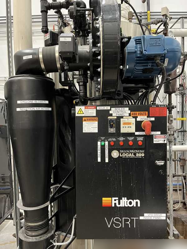 60 HP Fulton #VSRT60, Vertical Spiral Rib Tubeless Steam Boiler, 150 PSI, 2070 PPH, 116 sq.ft., 2019 - Image 1