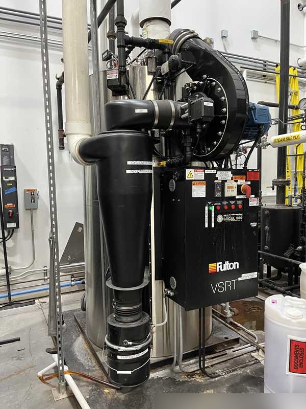 60 HP Fulton #VSRT60, Vertical Spiral Rib Tubeless Steam Boiler, 150 PSI, 2070 PPH, 116 sq.ft., 2019 - Image 4