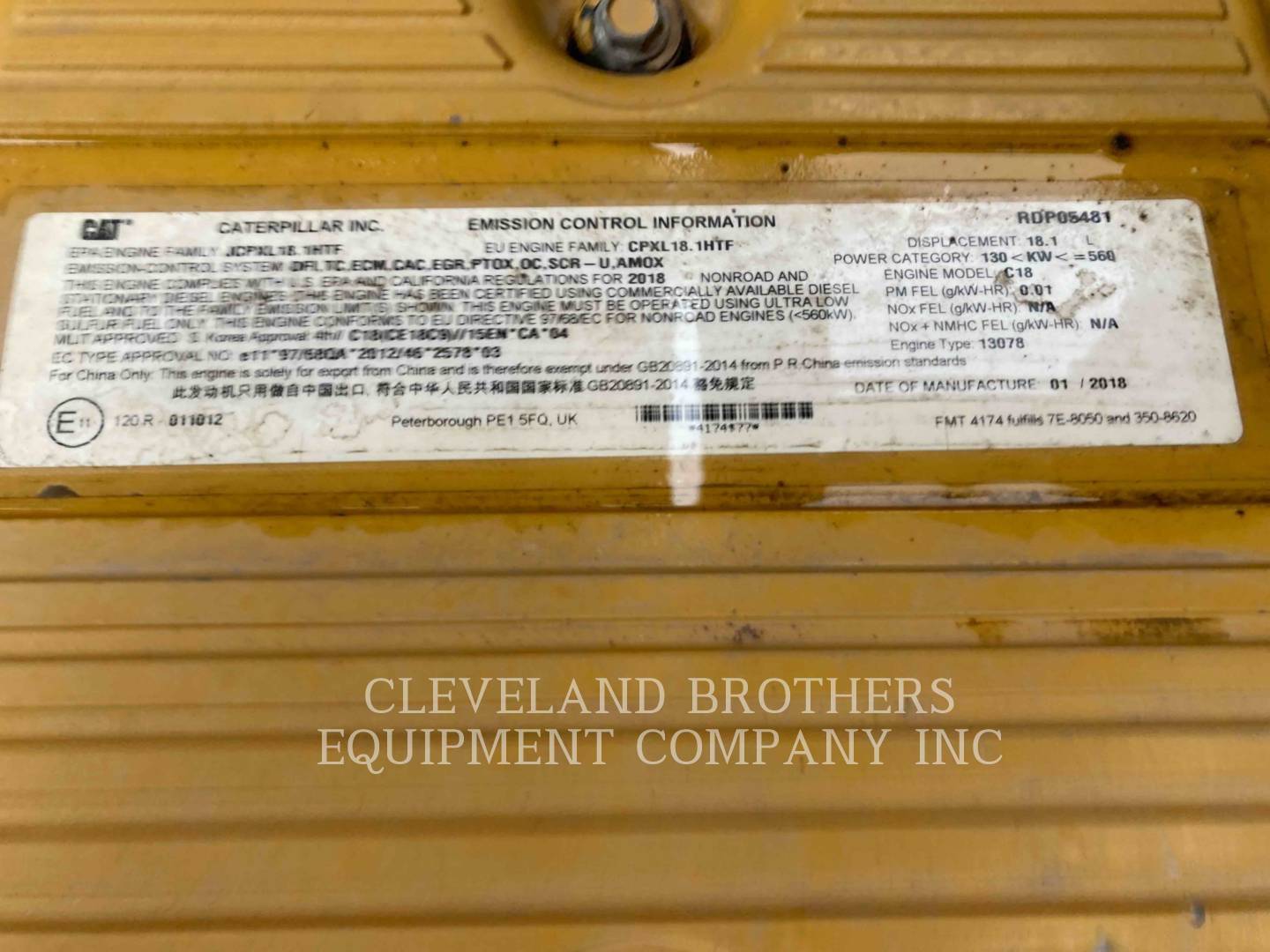 Caterpillar 390FL, Crawler Excavator, 5863 hours, S/N: HNG00204, 2018 - Image 8