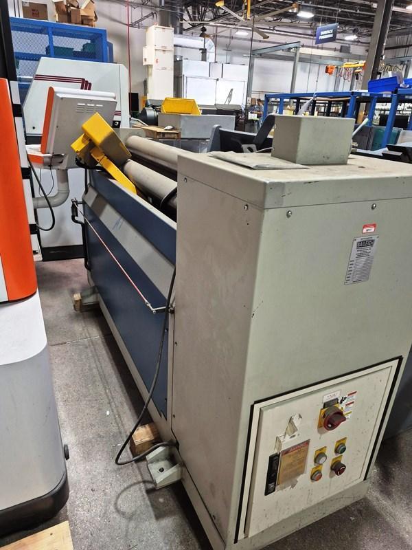 5' x 10 gauge Baileigh #PR-510, initial pinch 3-roll plate bending roll, 4.75" roll diameter, 2 HP, 2015 - Image 3
