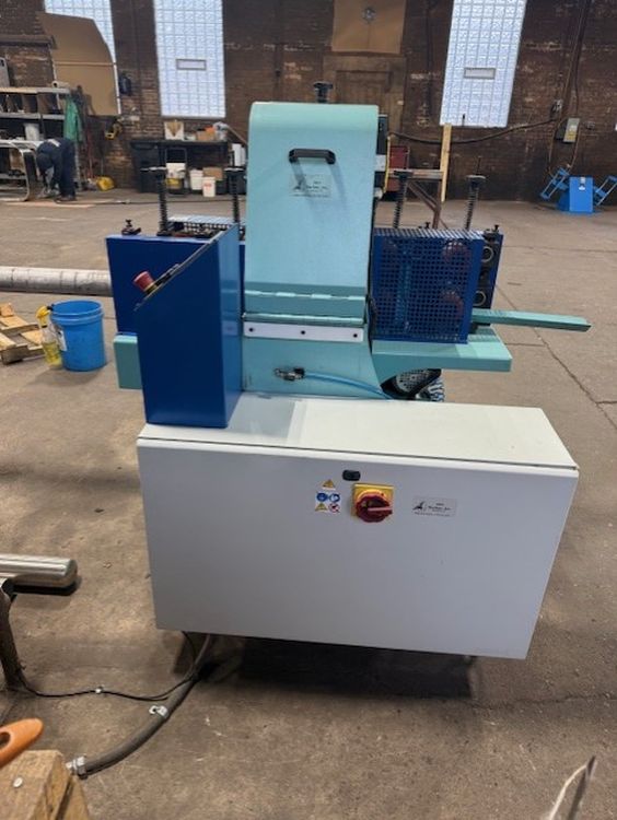 4.72" x 78.74" Brusa & Garboli #LT130, planetary orbital abrasive belt grinding & polishing machine with wet - Image 2