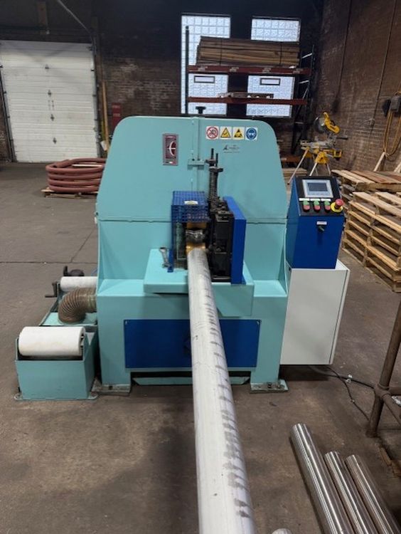4.72" x 78.74" Brusa & Garboli #LT130, planetary orbital abrasive belt grinding & polishing machine with wet - Image 4