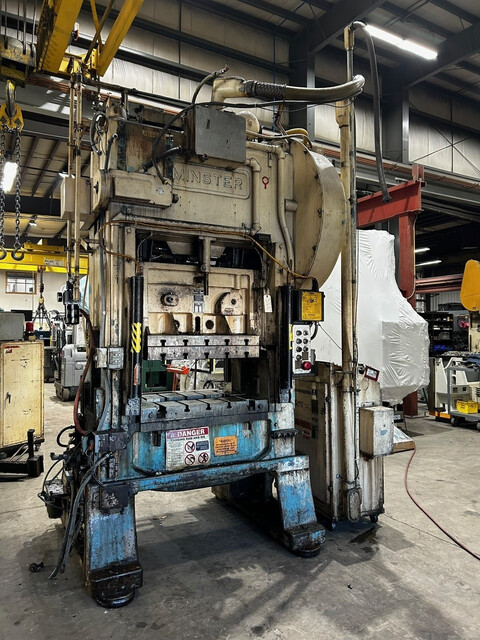 60 Ton, Minster #P2-60-36, straight side double crank press, 3" stroke, 31.5" Shut Height, 3" slide adj., 300 - Image 1