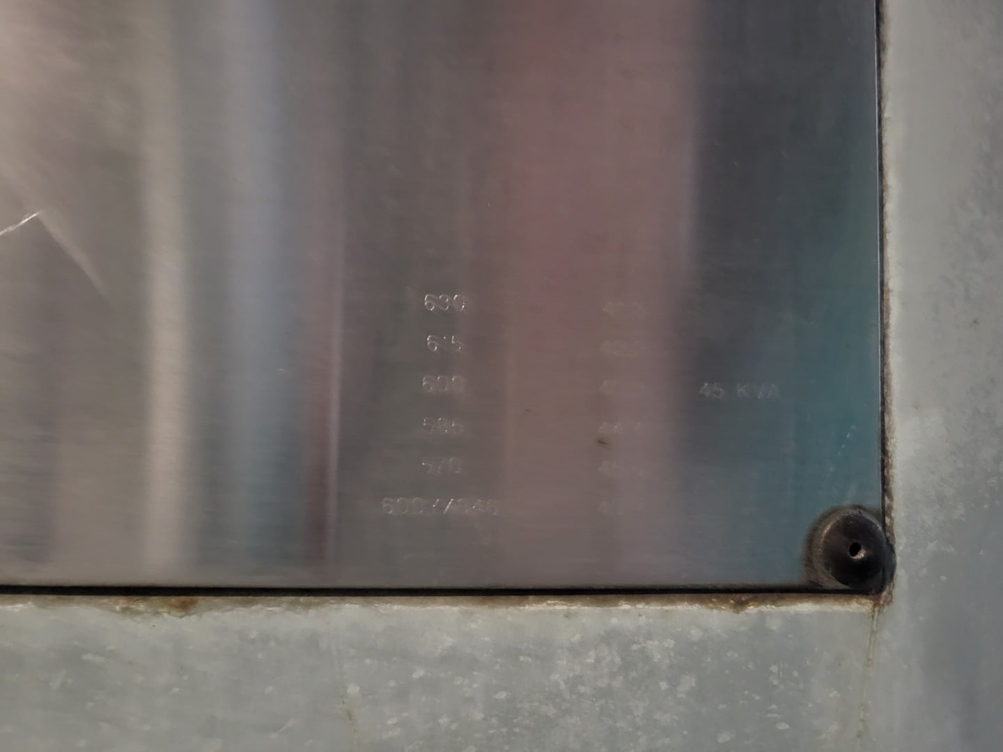 45 KVA 600 Primary, 208Y/120 Secondary, Delta CETC0045S001533, Dry Type Distribution Transformer, Nema 3R - Image 4