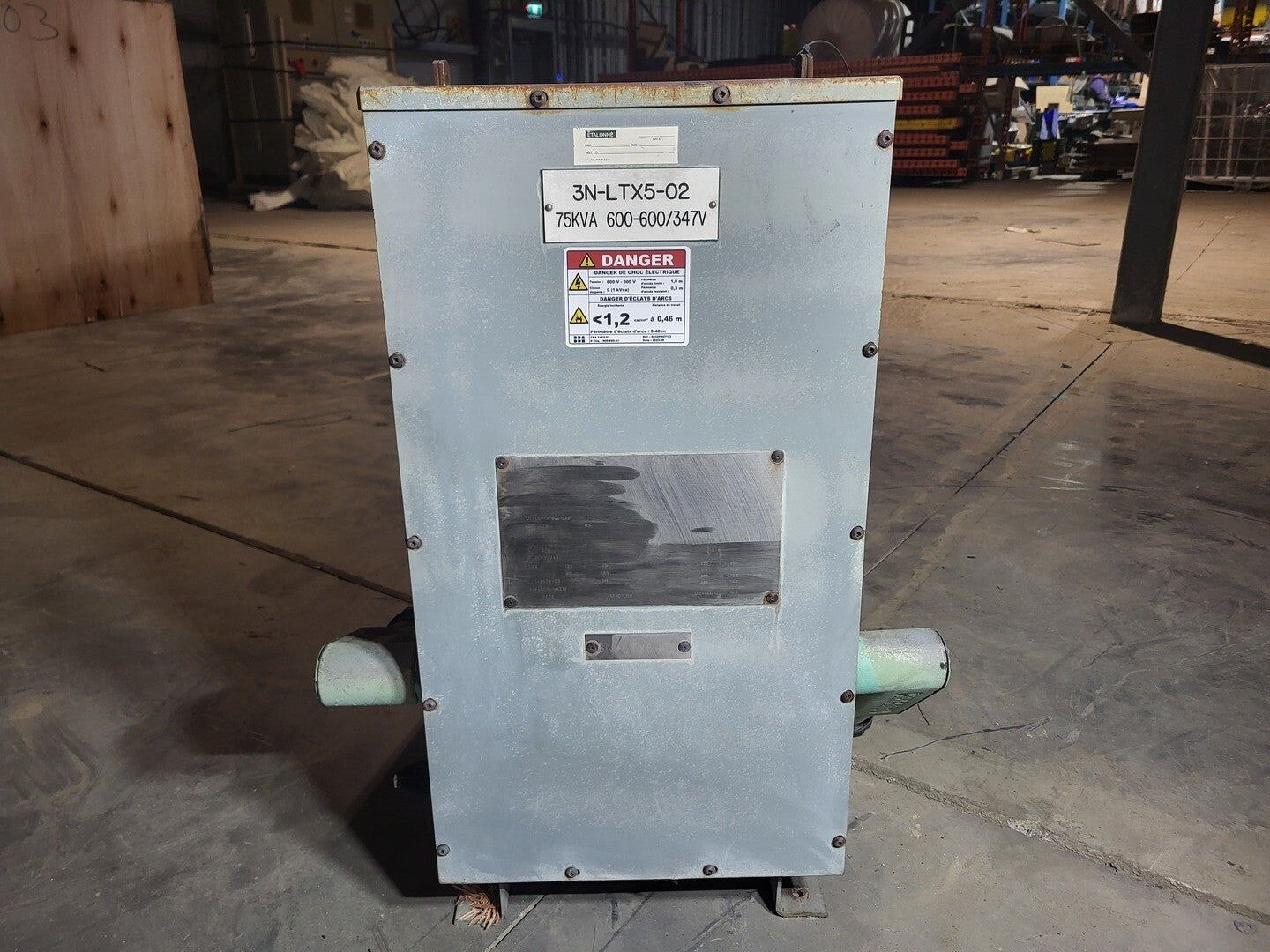 75 KVA 600 Primary, 600Y/347 Secondary, Delta CETC0075S001535, Dry Type Distribution Transformer, Nema 3R - Image 1