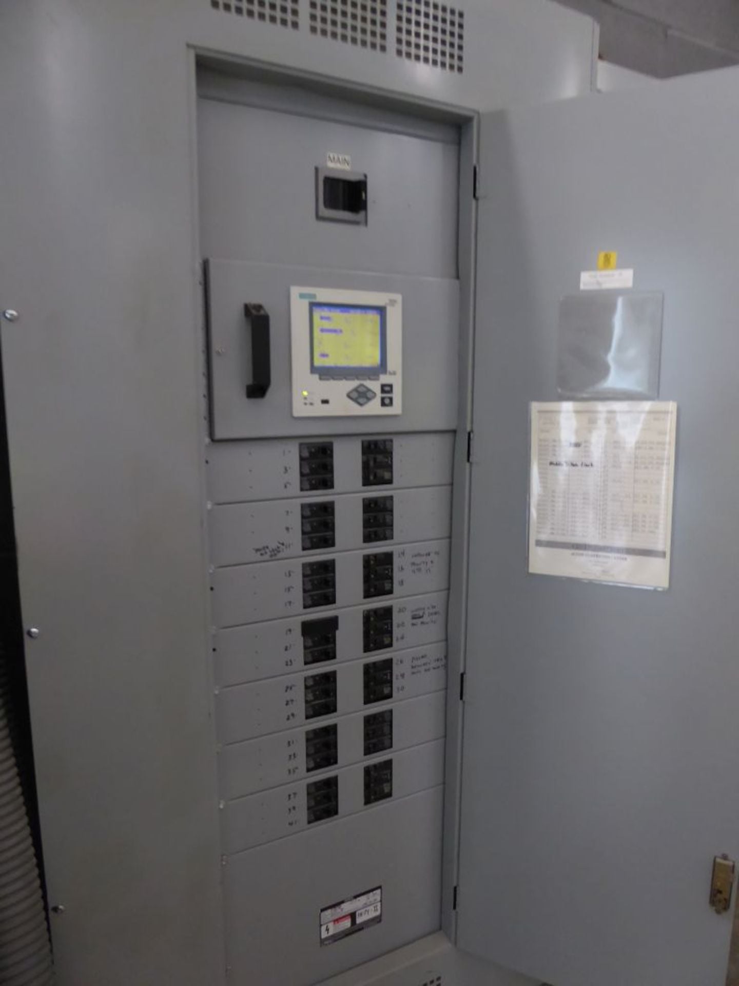 600 Amp. Siemens #S4C9, Panelboards, LOT of 3 w/ Circuit Breakers - Image 2