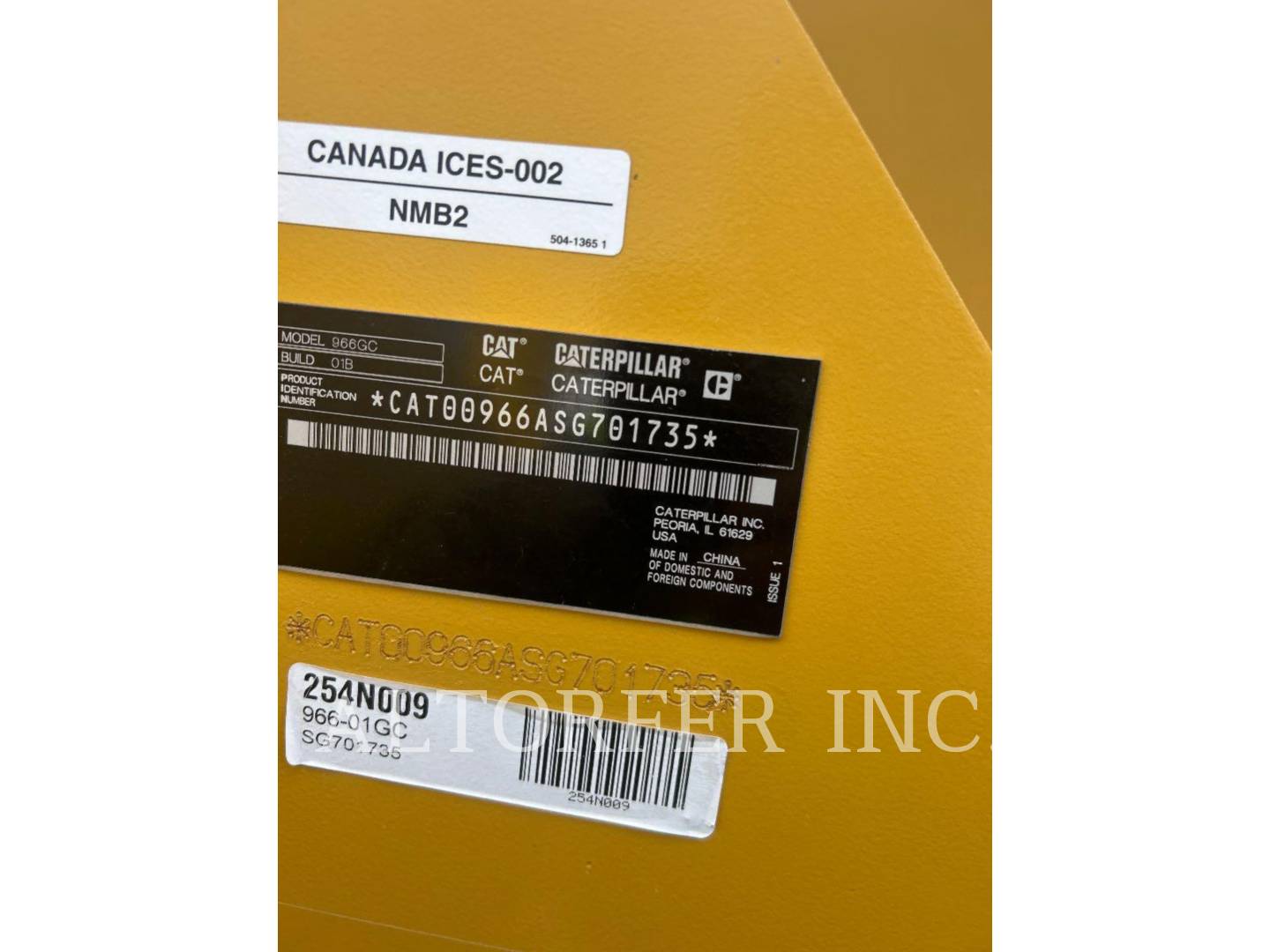 Cat 966-01GC, Wheel Loader, 1565 hours, S/N: SG701735, 2025 - Image 6