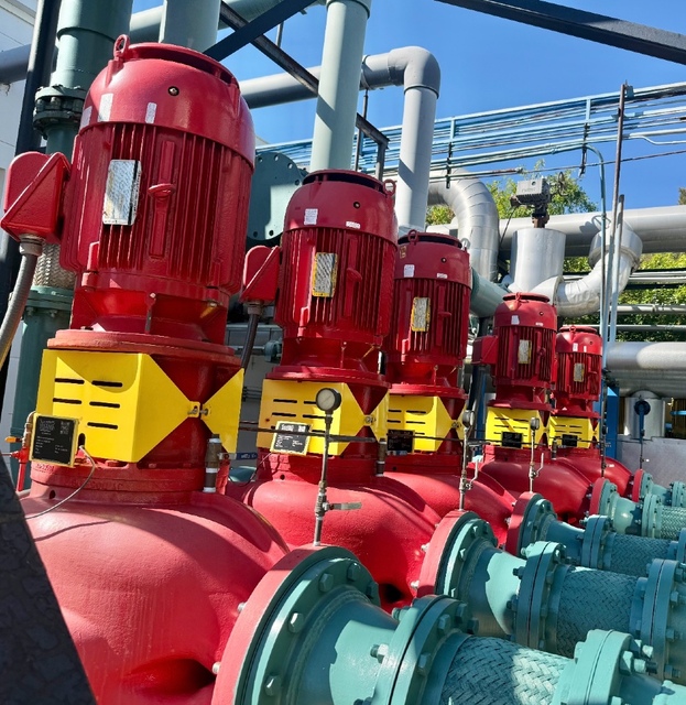 2100 GPM @ 40' TDH, Gorman Rupp (Gorman-Rump) #V12B-13A-D5, Vertical Pumps (5 available) - Image 1