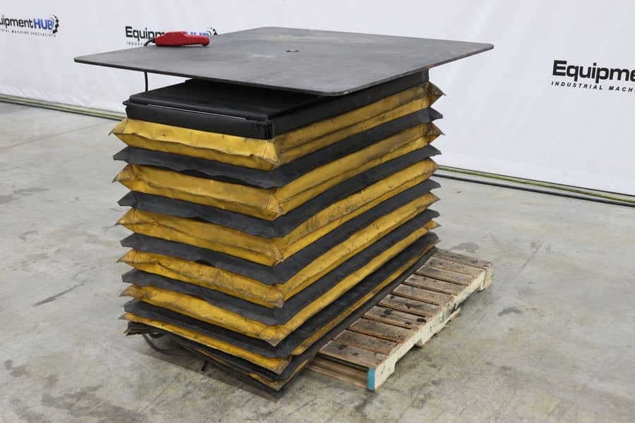 2500 lb. Autoquip, hydraulic lift table, hand Control, 11"-47" height - Image 2