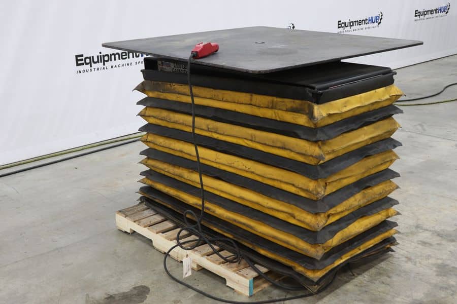 2500 lb. Autoquip, hydraulic lift table, hand Control, 11"-47" height - Image 3