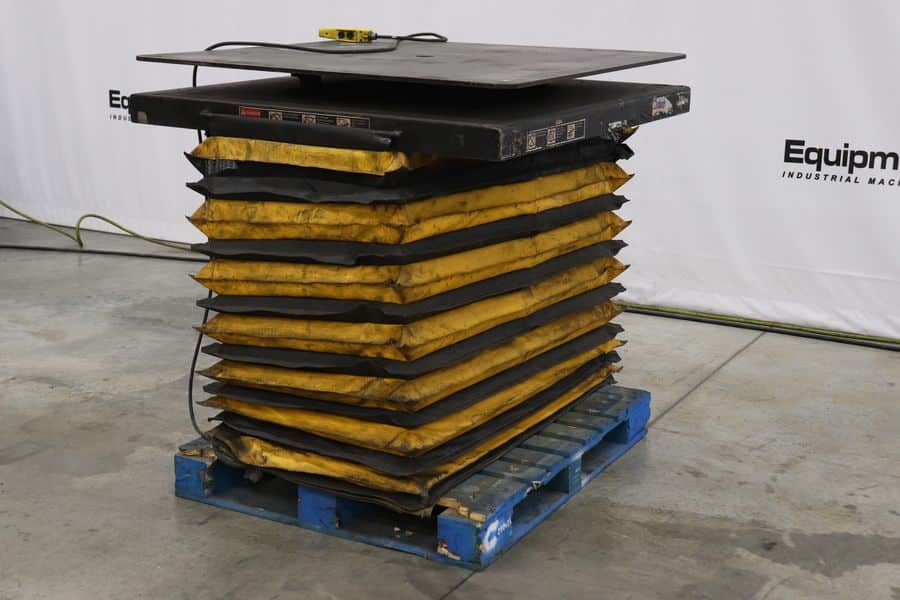 2500 lb. Autoquip, hydraulic lift table, hand Control, 11"-47" height - Image 3
