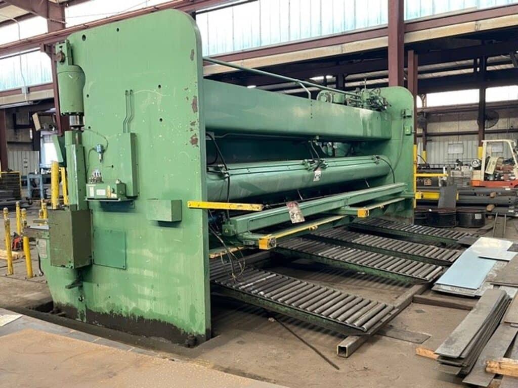 1/2" x 20' Cincinnati #4SE20, hydraulic shear, 60" powered back gauge, 23 hold downs, 1998 - Image 3