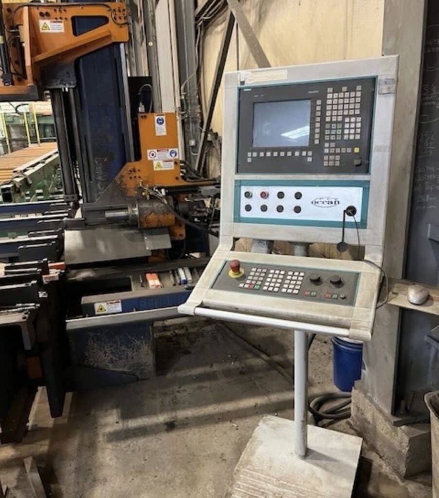 Peddinghaus #Ocean-Avenger-MDL-1000-1B, CNC beam drill line, 40" x 60' beam capacity, 13" stroke, 2009 - Image 2