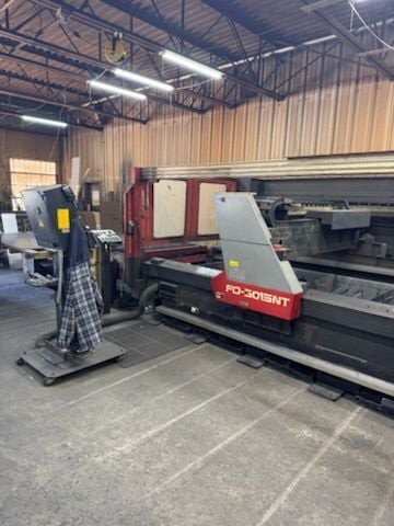 Amada #FO3015NT, Co2 laser, 4000 watt, 5' x 10', Flying Optic, 122.8"X, 61" Y, 7.87"Z,, 2008 - Image 2