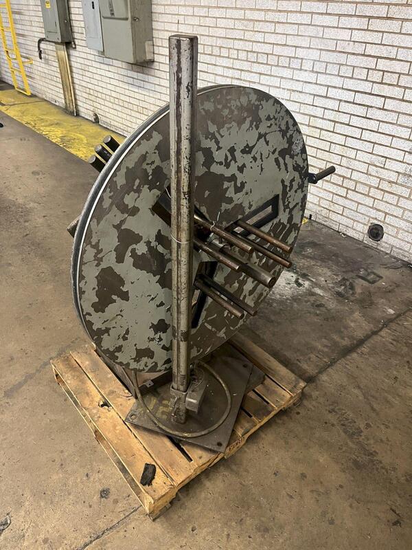 500 lb. Jaco #JURE-510-1, motorized uncoiler, 12" mandrel, 48" outside dimensions, 15"-20" ID, manual - Image 3