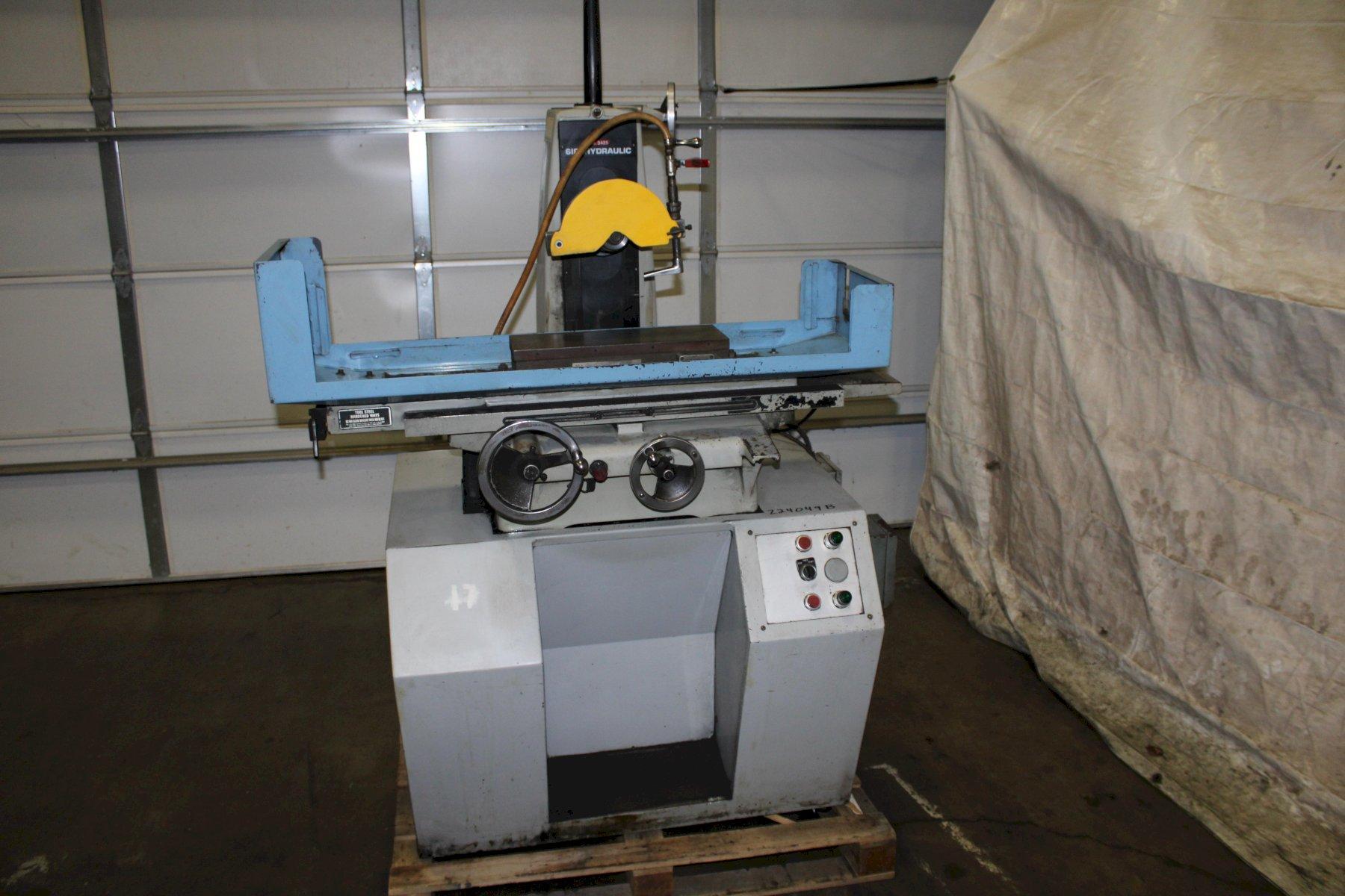 6" x 18" Harig, surface grinder, 8" x 1.25" x 1.25" wheel, hydraulic table, manual down feed, coolant - Image 2