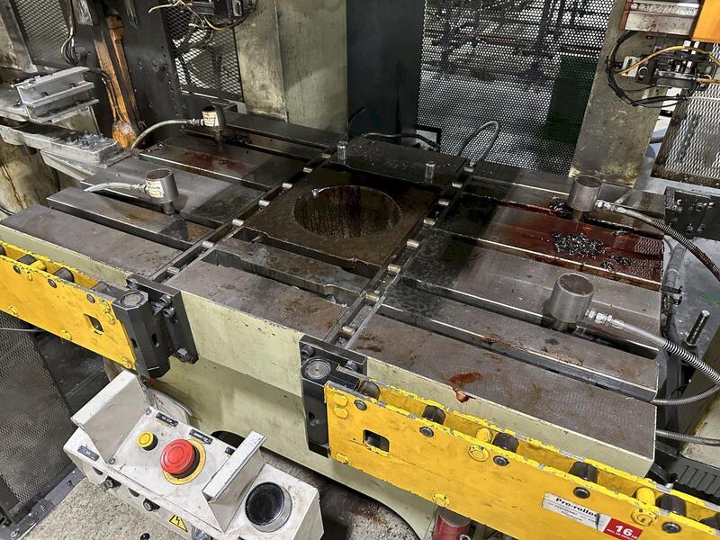 220 Ton, Aida #NC1-2000(2), single crank gap frame press, 9.84" stroke, 17.72"Shut Height, 4.33"ram adj. - Image 5