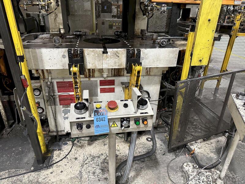 220 Ton, Aida #NC1-2000(2), single crank gap frame press, 9.84" stroke, 17.72"Shut Height, 4.33"ram adj. - Image 5