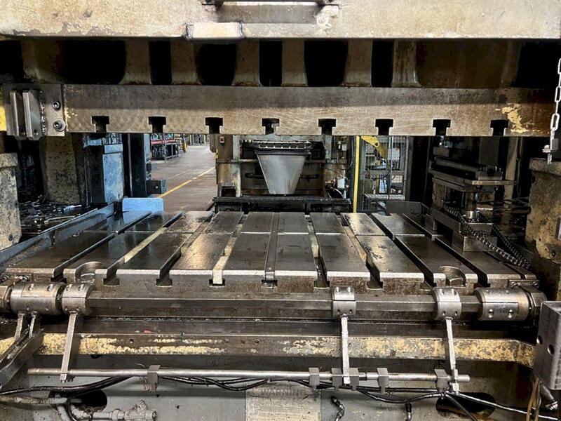 300 Ton, Minster #E2-300-60-36, straight side double crank press, 6" stroke, 32" Shut Height, 6" ram adj. - Image 3