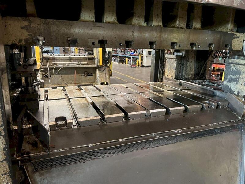 300 Ton, Minster #E2-300-60-36, straight side double crank press, 6" stroke, 32" Shut Height, 6" ram adj. - Image 6