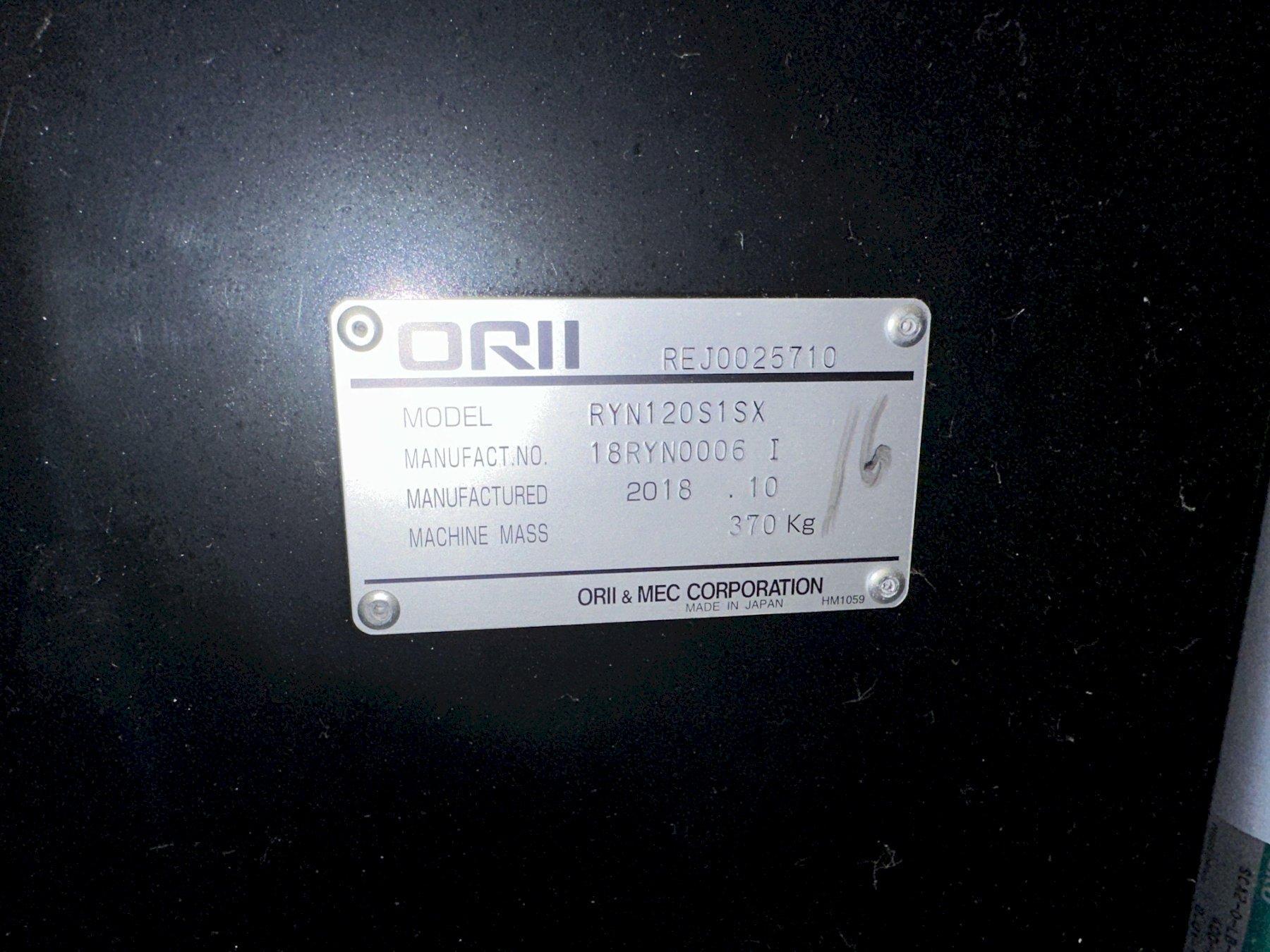 Orii RYN120SISX, 2-Axis press transfer robot, Mitsubishi PLC, 2018 - Image 4