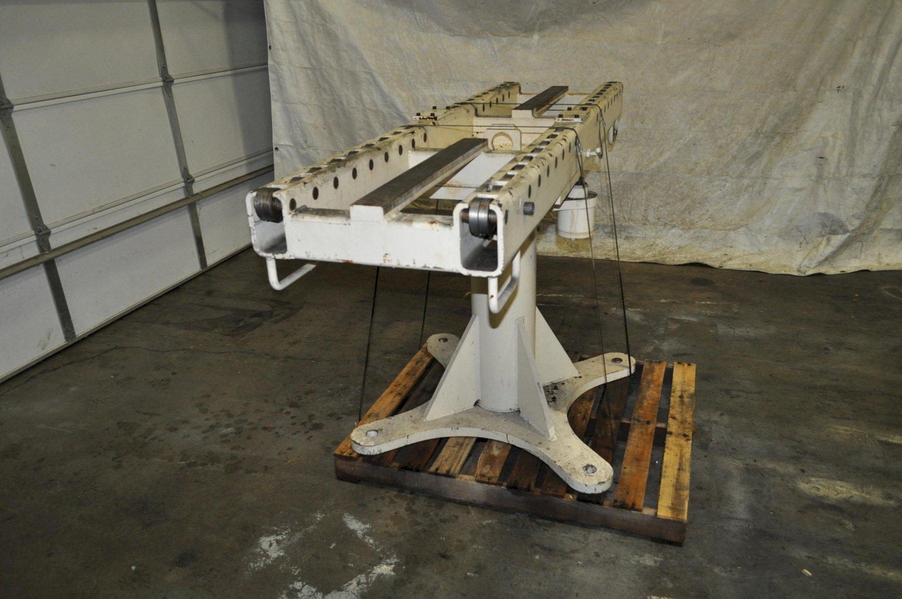 5000 lb. Minster #MDT5-54C, die transfer table, 84" L x 23" W, roller bearing top, 43" passline - Image 1