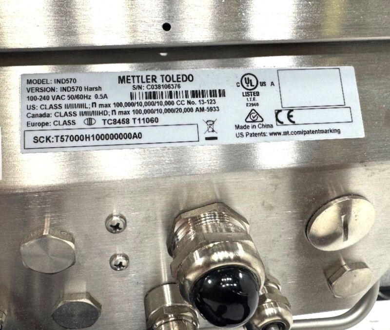 Mettler Toledo #IND570, portable floor scale, fold down ramps - Image 6