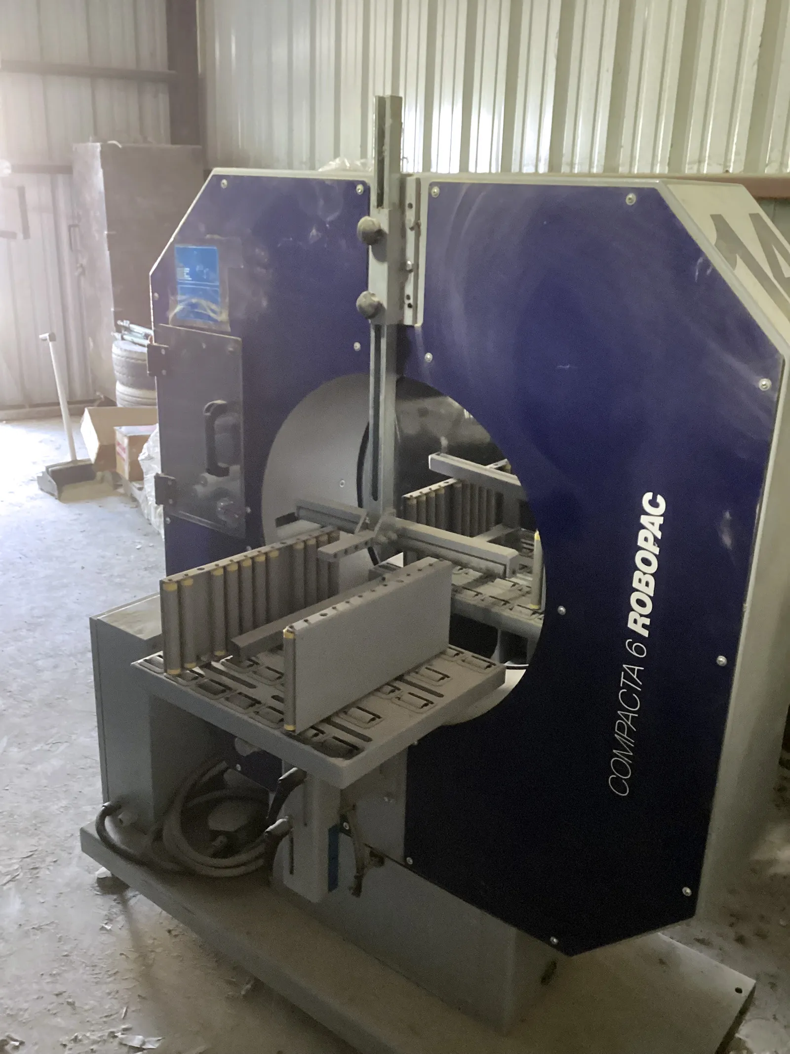 Robopac #Compacta-6, stretch wrapper, 12" part diameter, 16" part height, 24" turnable diameter, 2013 - Image 1