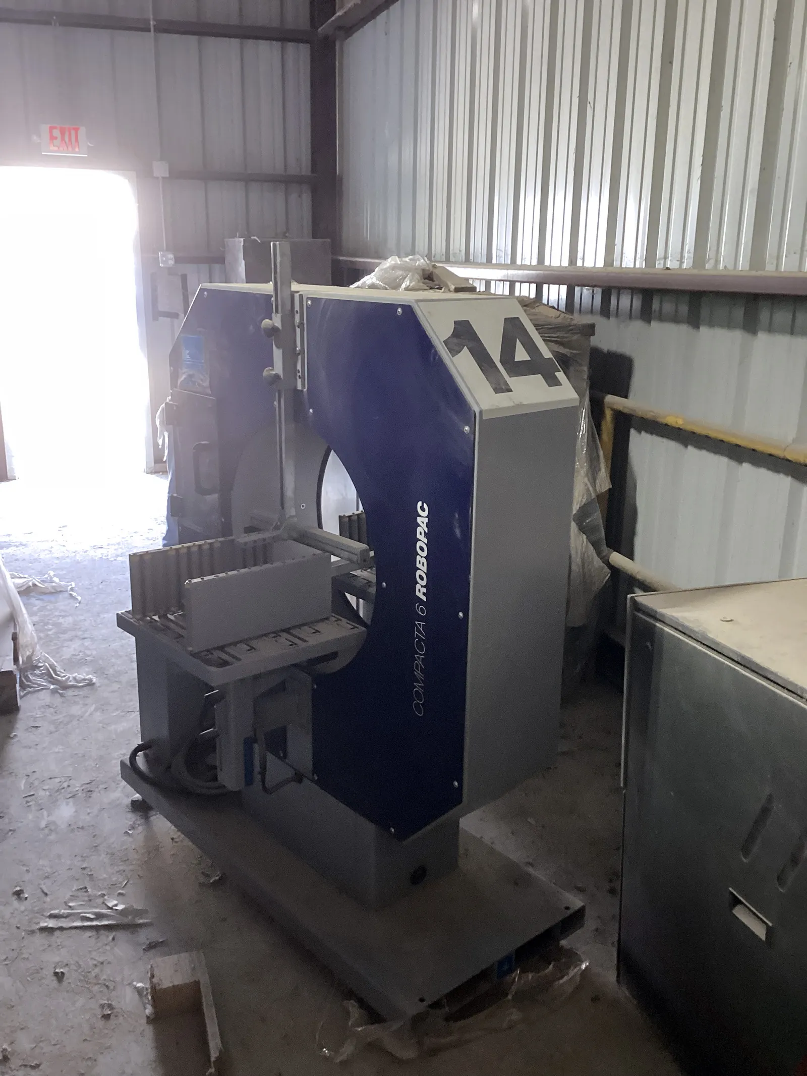 Robopac #Compacta-6, stretch wrapper, 12" part diameter, 16" part height, 24" turnable diameter, 2013 - Image 6