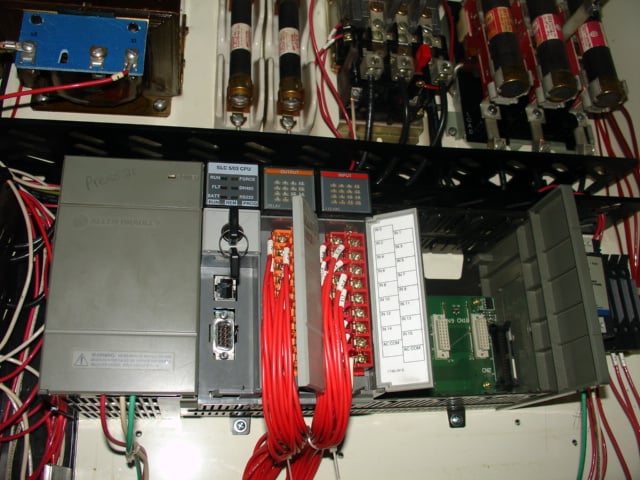 150 Ton, Dake, 48" x 38", 35" daylight, 15" stroke, 4-post, down-acting, AB PLC, 20 HP, #2346 - Image 4