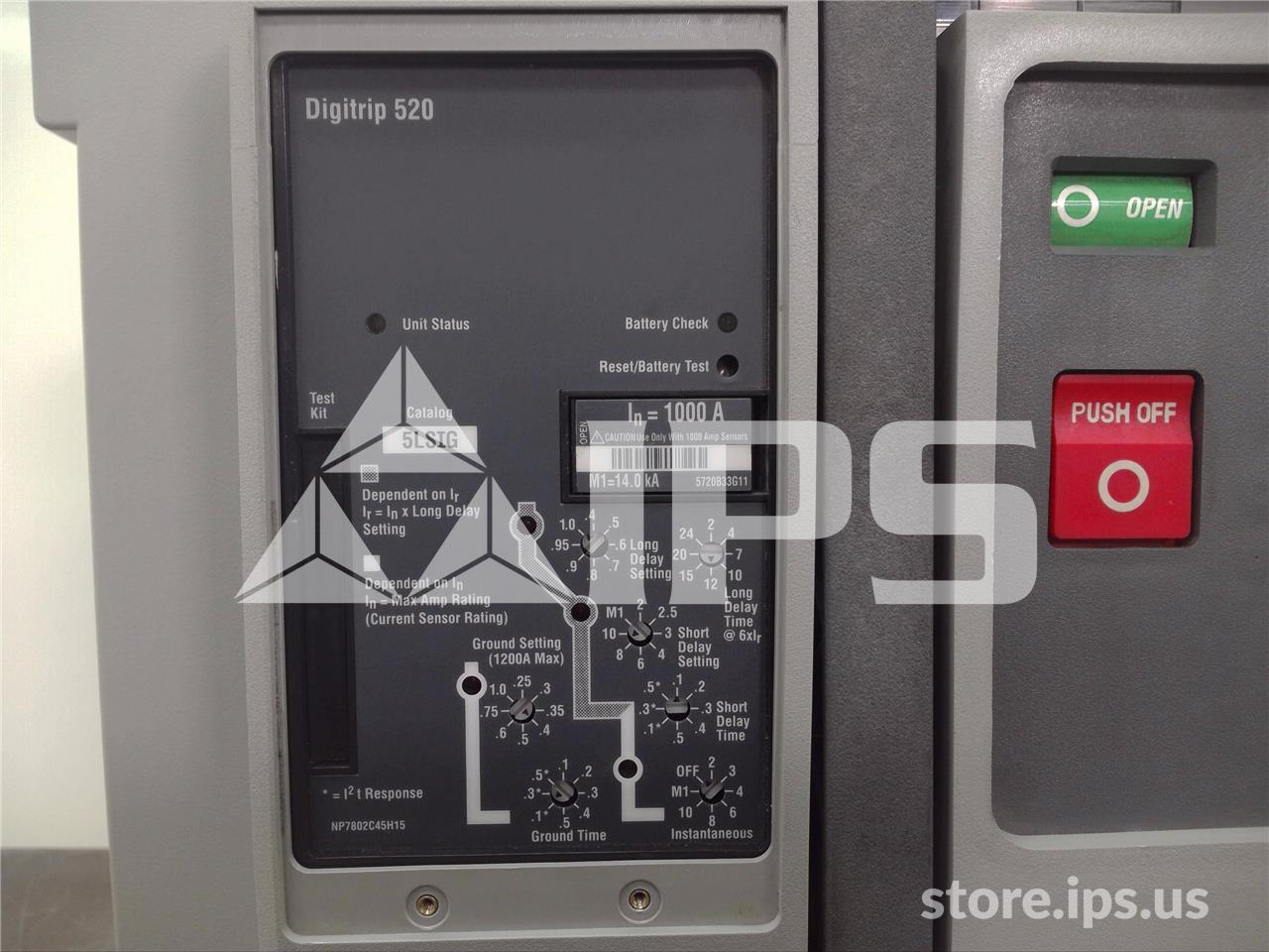 1200 Amps Ch Mds6123hea105gnmnn2ynnnax Mo/bi (mds612) Digitrip 520 Lsig, 1000 Amps Rp, 1000 Amps Ct, 2 Stage - Image 2