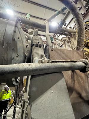 5' x 7' Hardinge, Magnetic Regrind Ball Mill, w/ motor - Image 9
