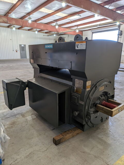 1500 HP 1800 RPM Siemens, Frame 5812S, weather protected enclosure type 2, Sleeve Bearing, 2300/4000 Volts - Image 2