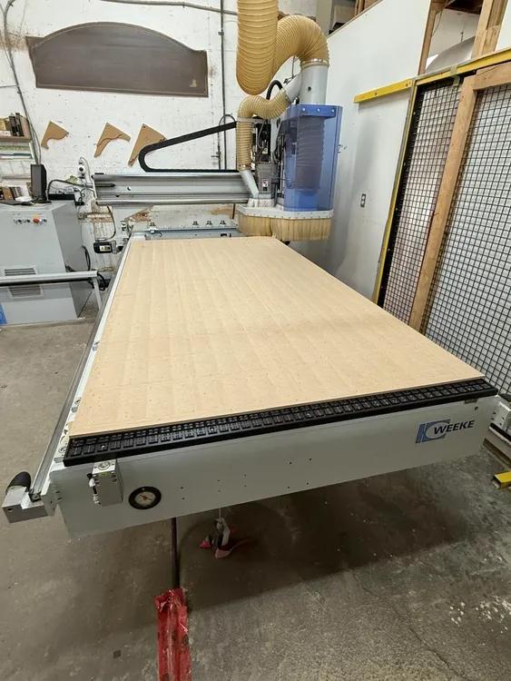 Homag #BHP-007, Flat Table CNC Machine, 24000 RPM, vacuum table, 12 HP, 2011 - Image 1