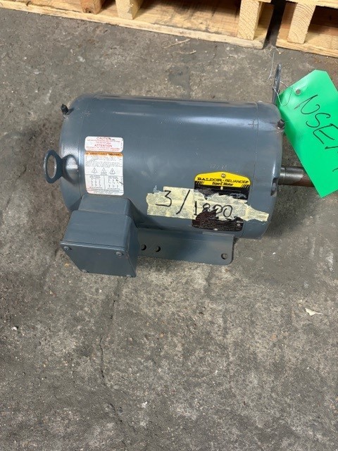 3 HP 1800 RPM Baldor, Frame 182t, OPSB, 230/460 Volts, 8.4/4.2a, vpwm inverter ready - Image 3