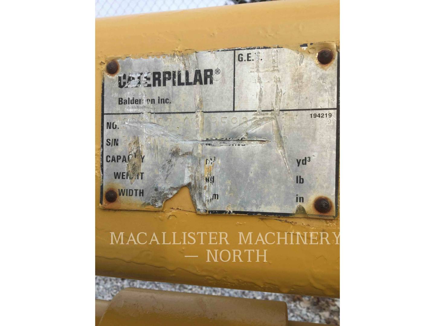 Caterpillar Work Tools (Serialized) 938 HQCFRK, Fork, S/N: 3WL40246, 1997 - Image 5