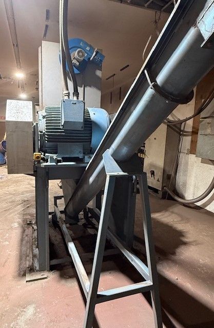 Eldan #GRA-F952, heavy duty granulator / refiner, 100 HP, e-scrap, air cooled motor - Image 4