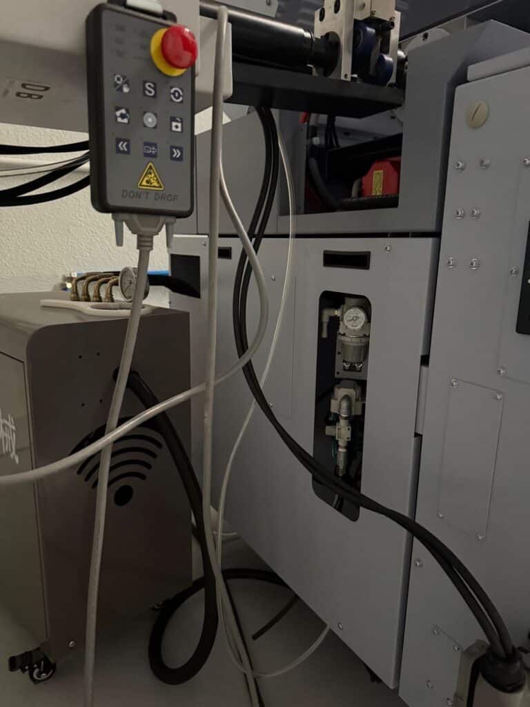 Star #SB-20R type G, CNC Swiss type automatic lathe, Fanuc 0iTF Plus, Temca Steady 320 bar feeder, unused - Image 6