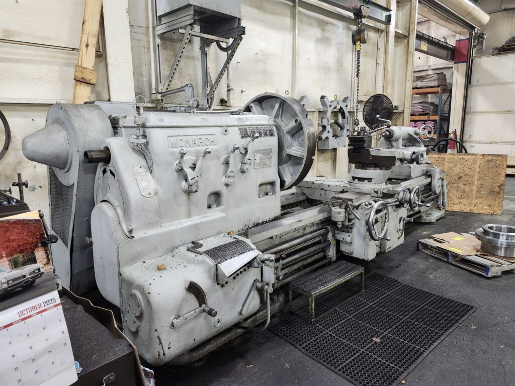 405" x 108" Monarch #32NN, lathe, steady rests, chuck, 1957 - Image 2