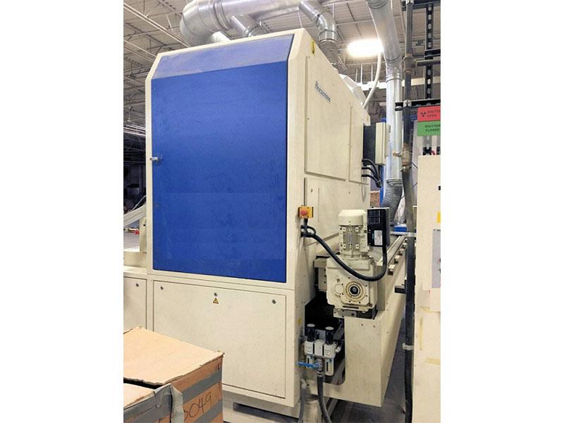 Heesemann #KSA-8, Lacquer/Sealer Sander, 80.7" x 128" abrasive belt, 35 & 42 HP dual speed motor, 9.8" - Image 5