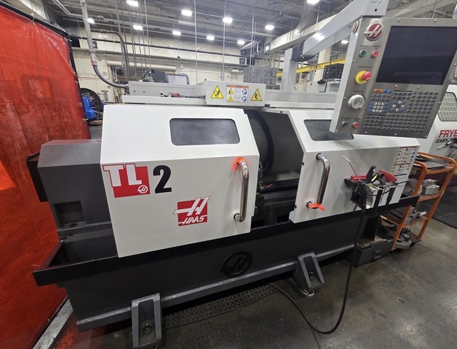 Haas #TL-2, CNC Lathe, 2" bar, 2000 RPM, 10 HP, 16" diameter x 48" L max, 8 tool, tailstock, 2015 - Image 1
