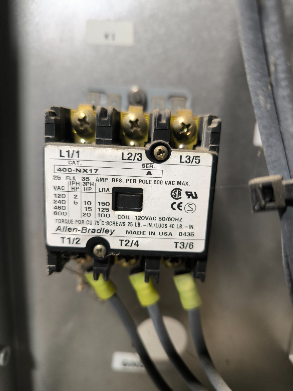 12 kW Avtron D37366, Load Center, 3 x 9 Ohms, 14.4 Amps, 480 VAC, 3 PH, 400-NX17 - Image 5