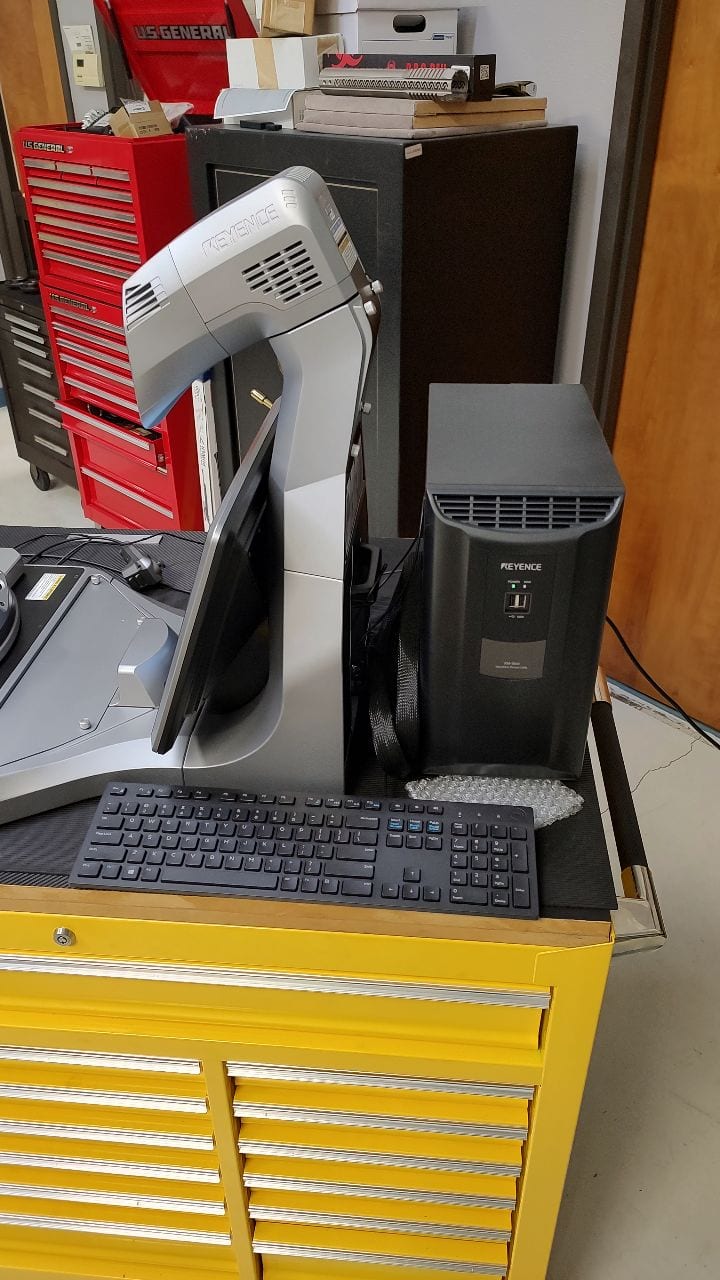 Keyence #XM-C1000, coordinate measuring machine, 11.8" x 9.8" x 5.9", probe, 2020 - Image 4