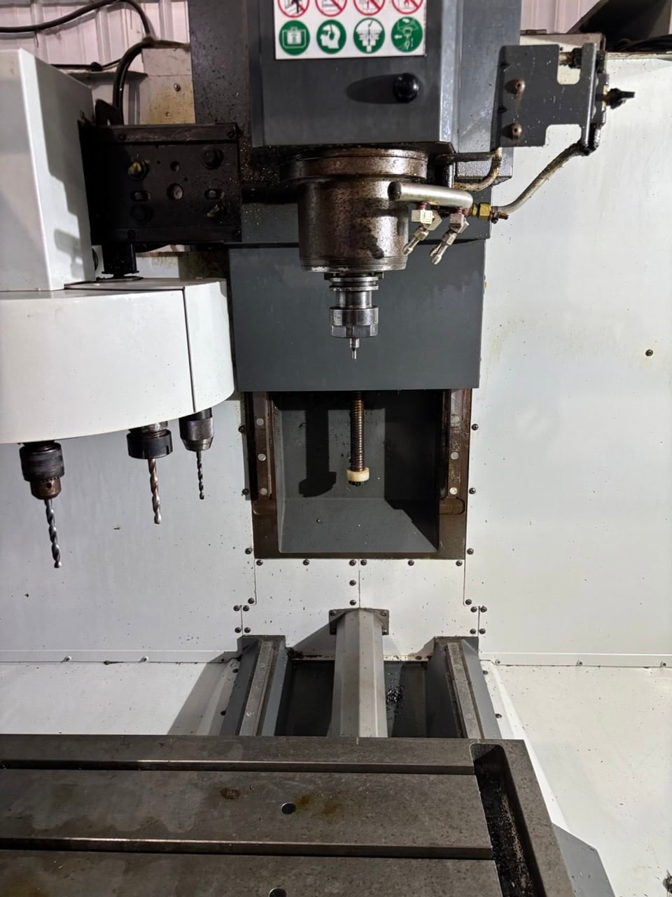 Haas #TM-3P, CNC Mill, 40" X, 20" Y, 16" Z, 6000 RPM, 7.5 HP, 10 tool, rigid tap, Chip Auger, Coolant, 435 - Image 6