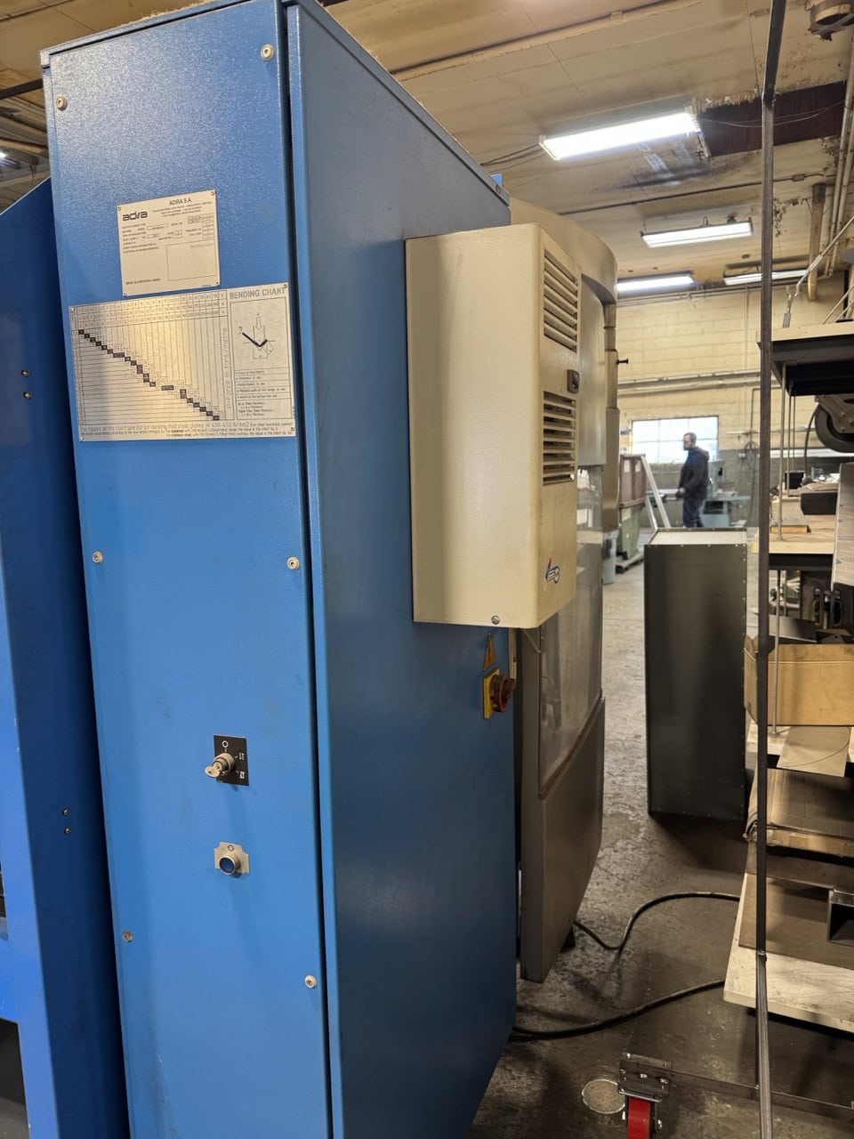28 Ton, Adira Prima Power #P-0212, Hydraulic Press Brake, 4' overall, 4 HP, 8" stroke, 2012 - Image 5
