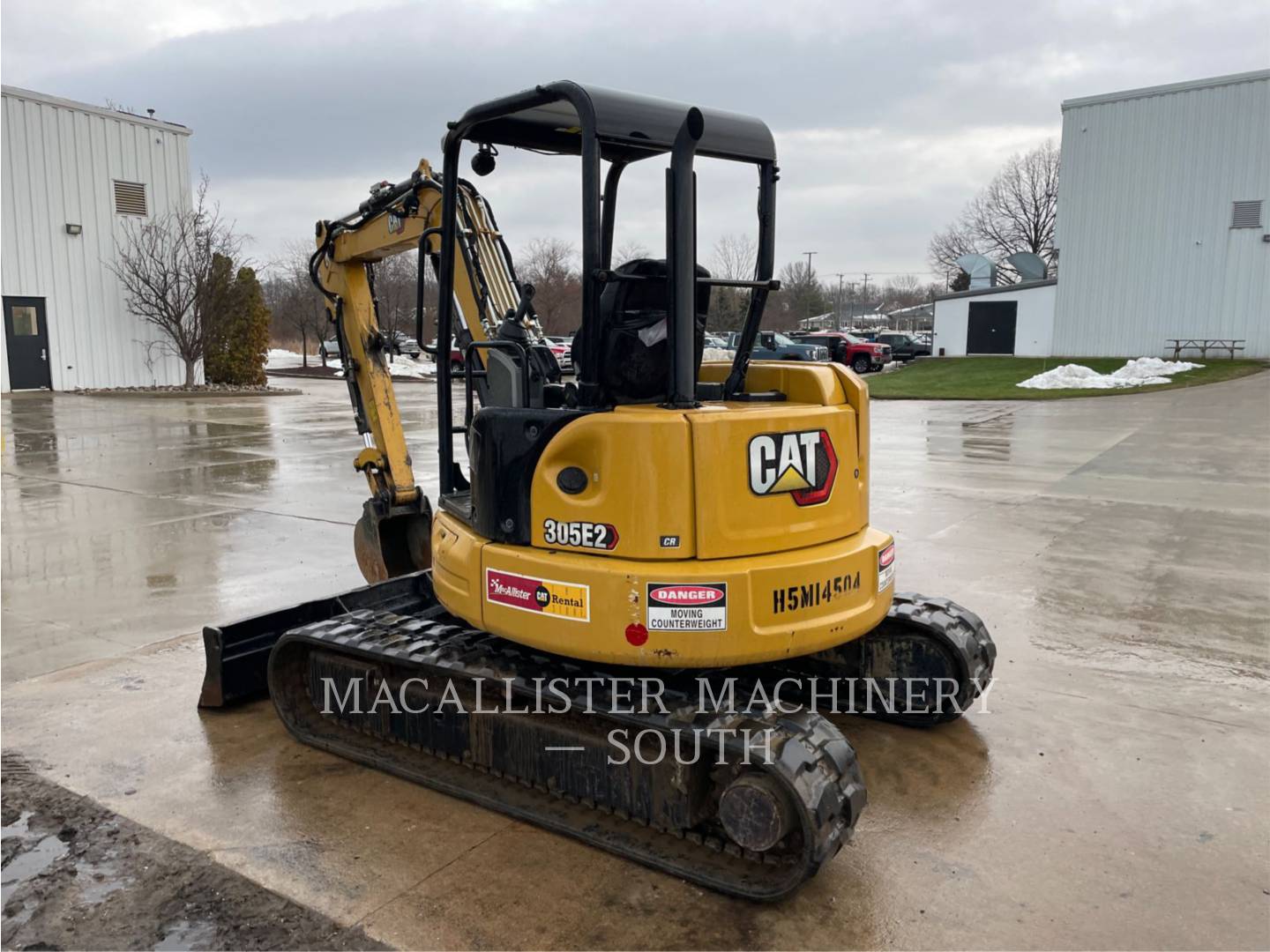 Caterpillar 305E2CR, Crawler Excavator, 1650 hours, S/N: H5M14504, 2021 - Image 4
