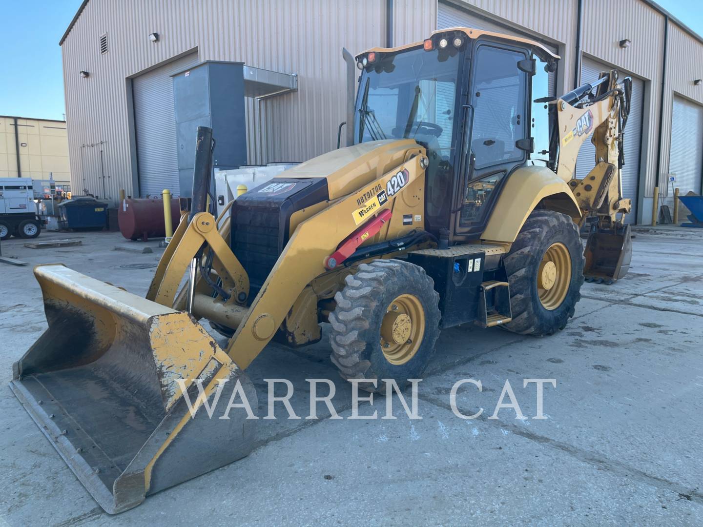 Cat 420 AE4, Backhoe Loader, 2778 hours, S/N: H8T01708, 2021 - Image 1
